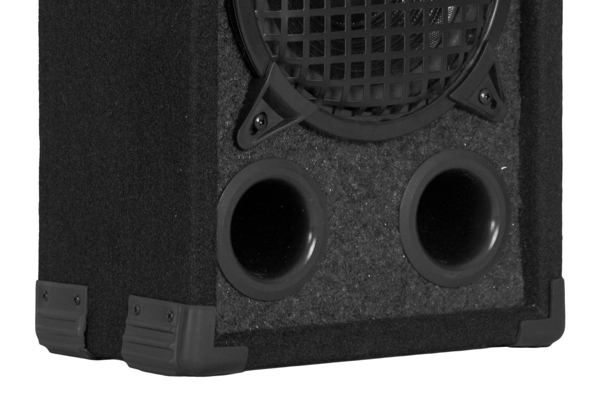 4) VM Audio VAS36P 600 Watt 2 Way 6" DJ Passive Speakers + 100 FT Speaker Wire