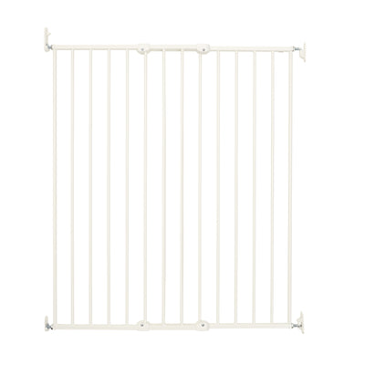 Scandinavian Pet Design Streamline Extra Tall 42" Pet Gate, White (2 Pack)