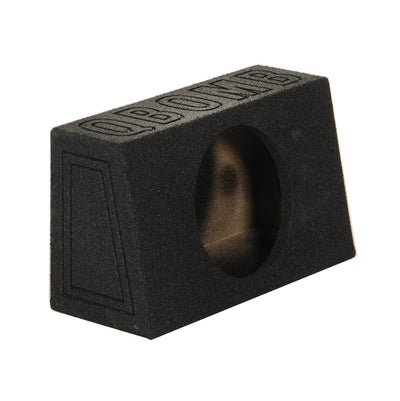Q-Power QBomb Single 10-Inch Sealed Subwoofer Boxes, 2-Pack (Open Box)