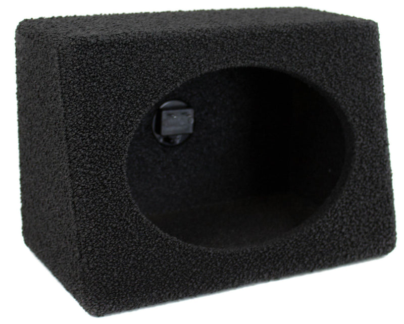 Q Power Q-Bomb QTW6X9 6x9" Car Wedge Speaker Boxes with Bedliner Spray, Pair