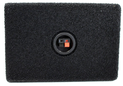Crunch 6 x 9 Inch Coaxial Speakers with QPower Wedge Speaker Box Enclosures