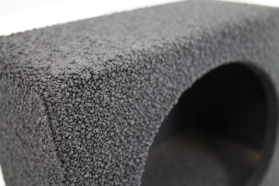 Q-POWER Q-Bomb 6x9" Car Wedge Speaker Boxes with Bedliner Spray, Pair (Used) - VMInnovations