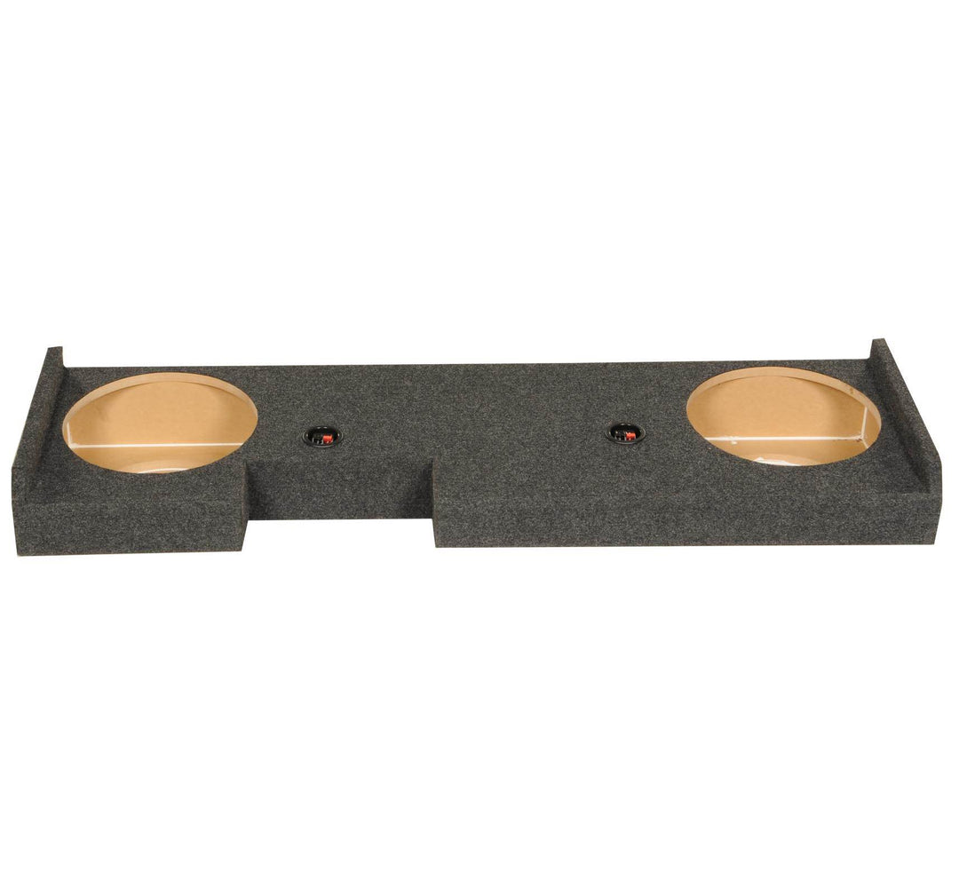 NEW! GMC Chevy Crew Cab 2014-2015 Underseat Dual 12" Subwoofer Sub Box Enclosure