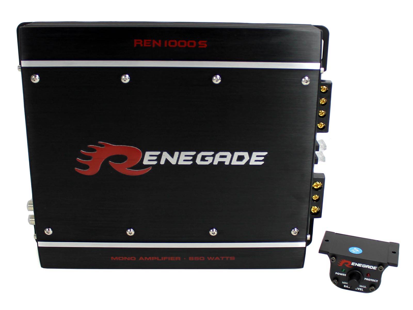 Renegade REN1000S 850 Watt MONO 4-Ohm Car Audio Power Amplifier Amp (Open Box)