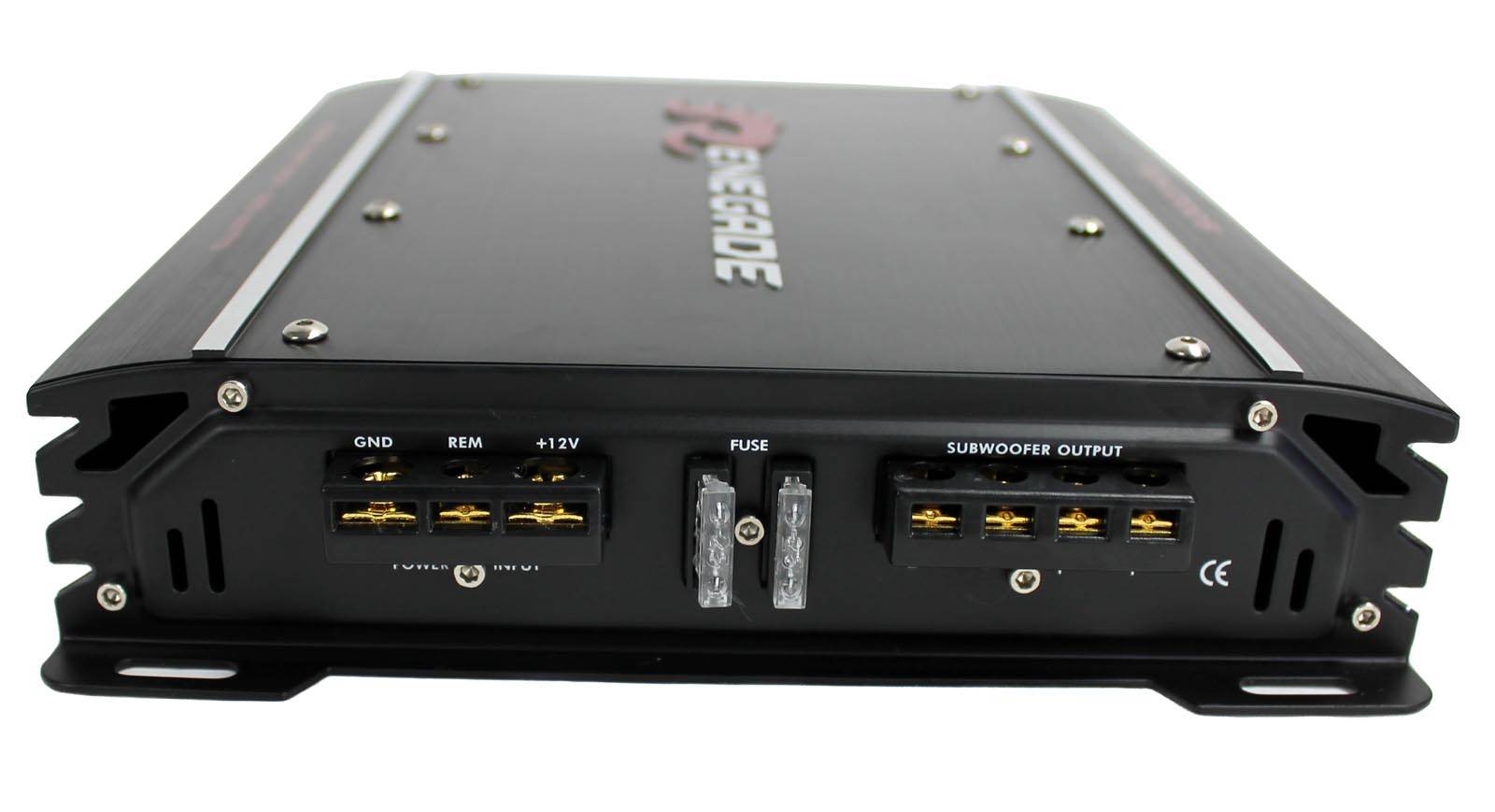 Renegade REN1000S 850 Watt MONO 4-Ohm Car Audio Power Amplifier Amp (Open Box)