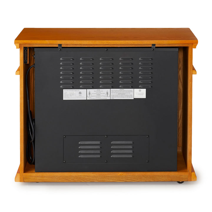 1500 W Portable Electric Infrared Quartz Fireplace Heater, Indoor Use (Open Box) - VMInnovations