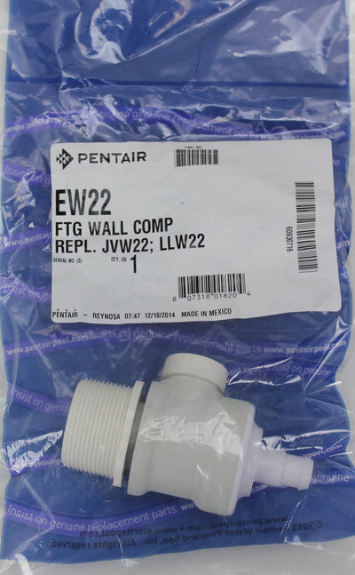 Pentair Part EW22 Letro Legend Universal Wall Fitting Fits Polaris (Open Box)