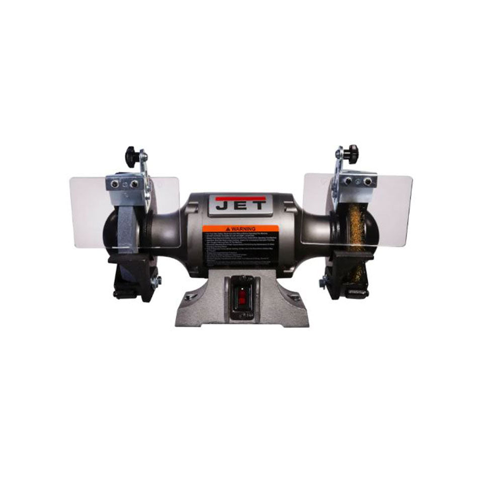 Jet Shop Bench Grinder JBG 6W with Grinding Wheel Wire Wheel System (Open Box)