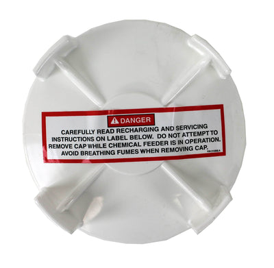 Pentair R172008W Pool Spa Threaded White Cap Replacement Rainbow Chlorine Feeder