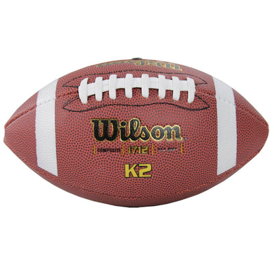 (6) WILSON K2 Pee-Wee Size Soft Composite Leather Game Sport Footballs | WTF1712