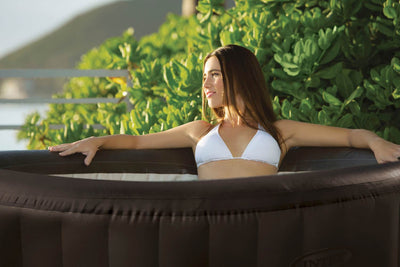 Intex Pure Spa 4-Person Portable Jet Deluxe Massage Hot Tub | 28443E - Open Box