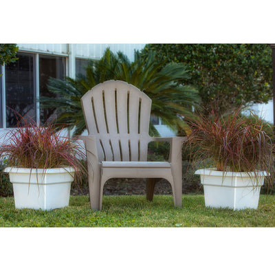 Bloem 14" Veranda Square Polyethylene Patio Deck Box Planter, Black (Open Box)