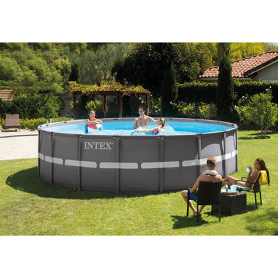 INTEX 18' x 52" Ultra Swimming Pool Set w/ Pump & Saltwater System (Open Box)
