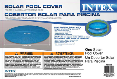 INTEX 7' Easy Set Swimming Pool Solar Cover Debris Tarp | 29020E (Open Box)