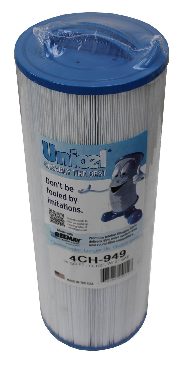 Unicel 4CH-949 Replacement 50 Sq Ft Filter Cartridge for Hot Tub Spa, 210 Pleats - VMInnovations