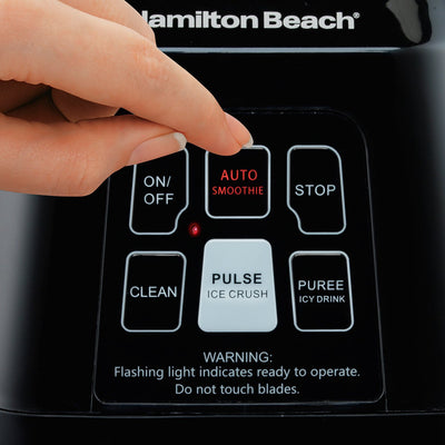 Hamilton Beach 40-Ounce Wave Action Smoothie Blender & Blender Bible Cookbook