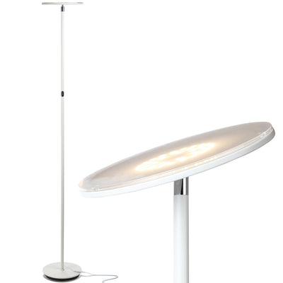 Brightech Sky LED Super Bright Standing Touch Sensor Floor Lamp, White(Open Box)
