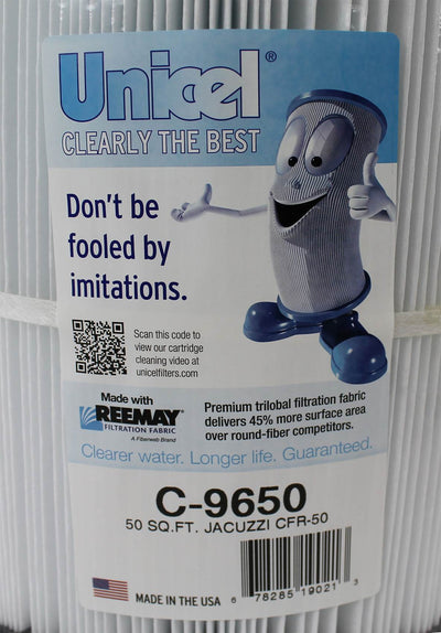Unicel C-9650 Spa Replacement Filter Cartridge CFR 50 Sq Ft PJ50 FC-1460 - VMInnovations