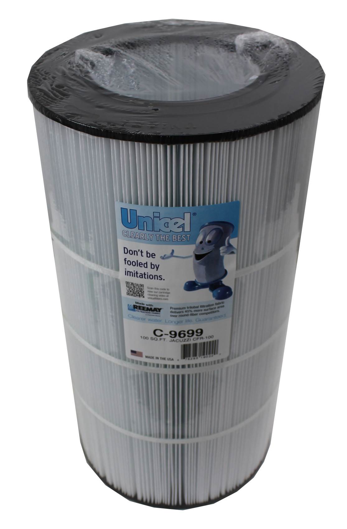 Unicel C-9699 Replacement 100 Sq Ft Swimming Pool Filter Cartridge, 194 Pleats - VMInnovations
