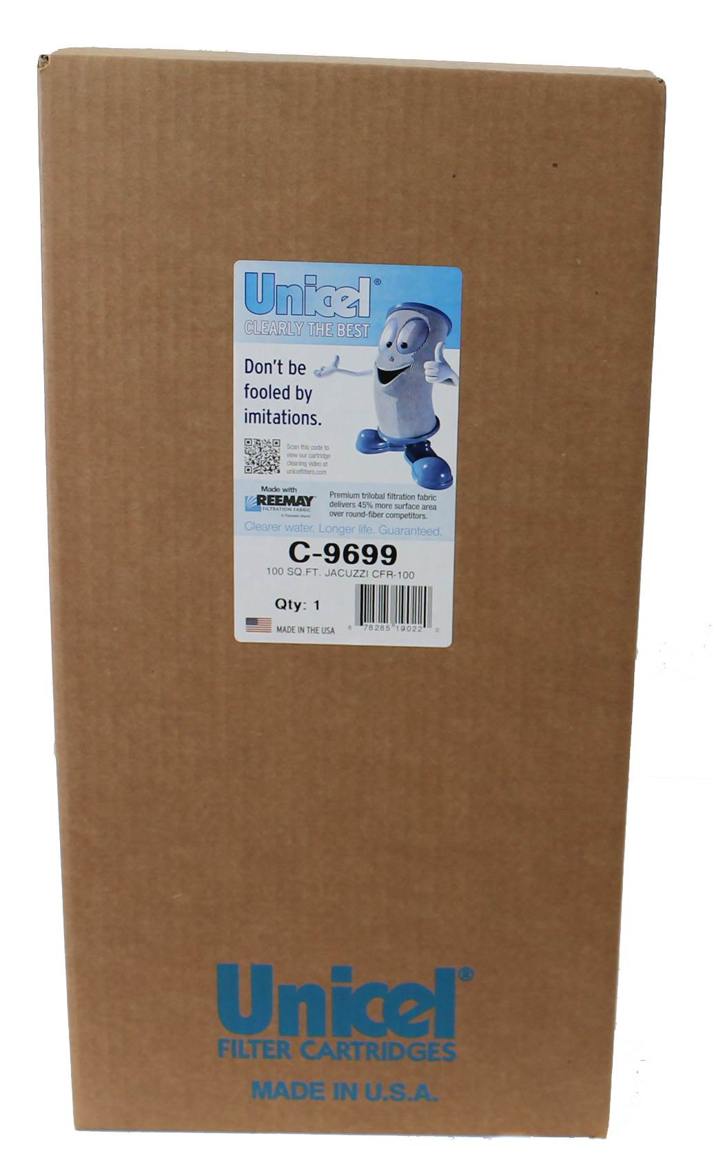 Unicel C-9699 Replacement 100 Sq Ft Swimming Pool Filter Cartridge, 194 Pleats