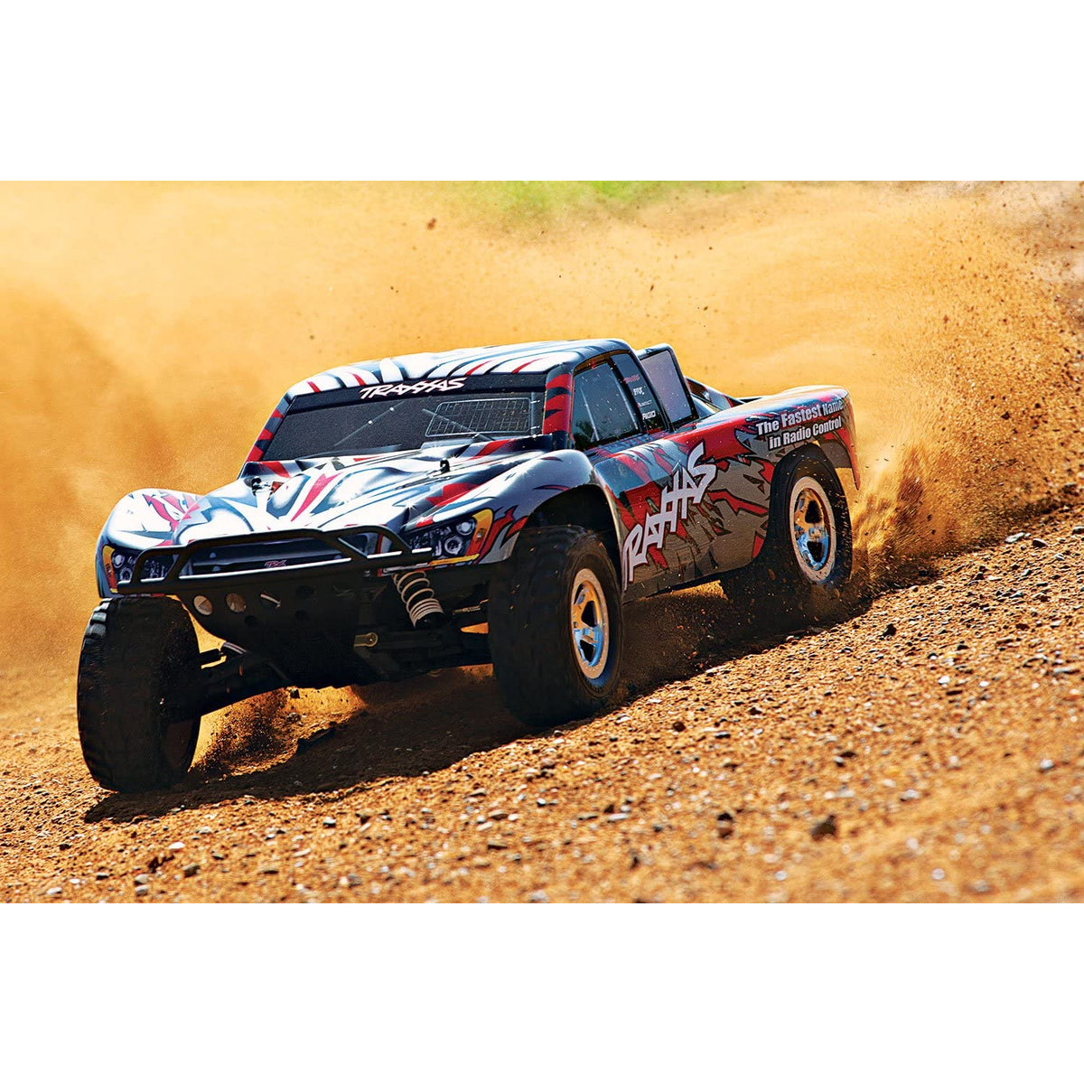 Traxxas Slash 4x4 Short Course Remote Control RC Truck, 2WD, 1/10 Scale (Used)