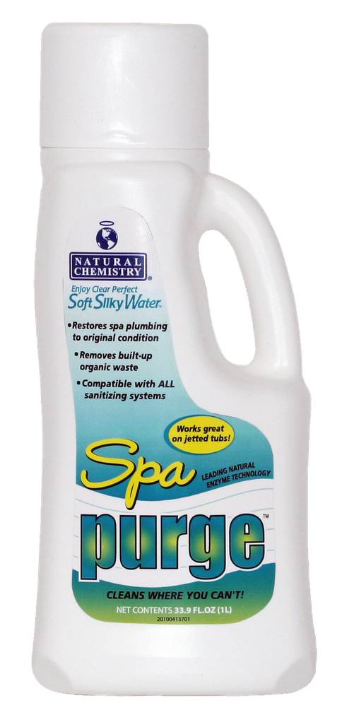NEW Natural Chemistry 04137 Water Chemical Hot Tub Spa Purge Cleaner - 1 Liter