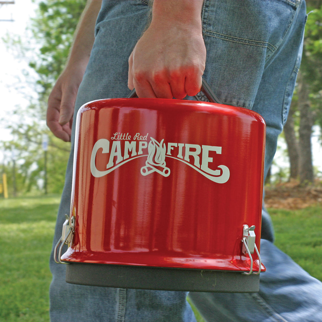 Olympian Little Red Portable Tabletop Propane Heater Fire Pit 11.25" (Open Box) - VMInnovations