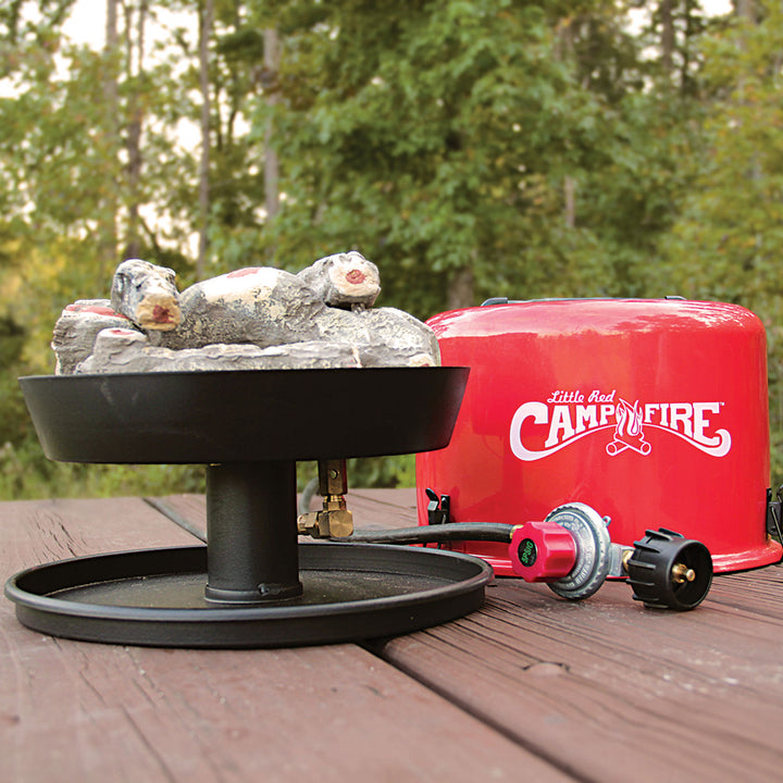 Camco Little Red Outdoor Portable Tabletop Propane Heater Fire Pit 11.25 Inch