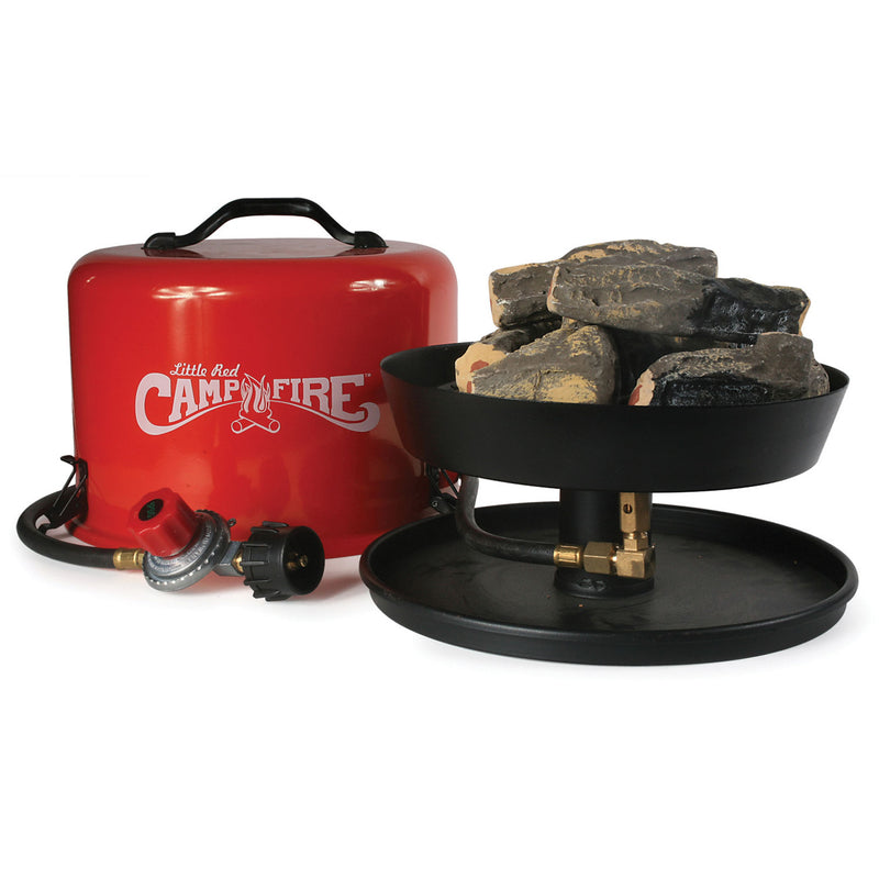 Olympian Little Red Outdoor Tabletop Propane Heater Fire Pit 11.25 Inch (Used)