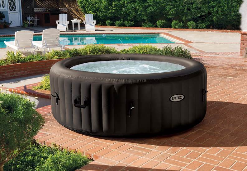 Intex Pure Spa 4-Person Inflatable Portable Jet Massage Heated Hot Tub | 28421E