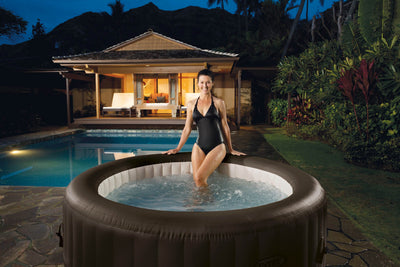 Intex Pure Spa 4-Person Inflatable Portable Jet Massage Heated Hot Tub | 28421E