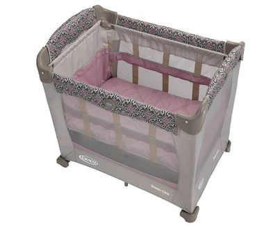 Graco Baby Travel Lite Portable Folding Crib w/ Bassinet - Mena | Open Box