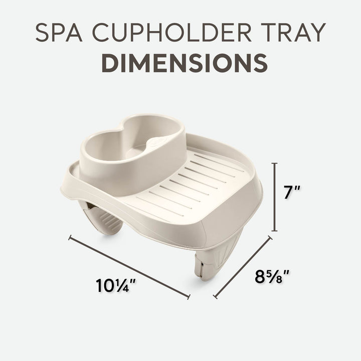 PureSpa Attachable Cup Holder and Drink Tray Accessory (Open Box) - VMInnovations