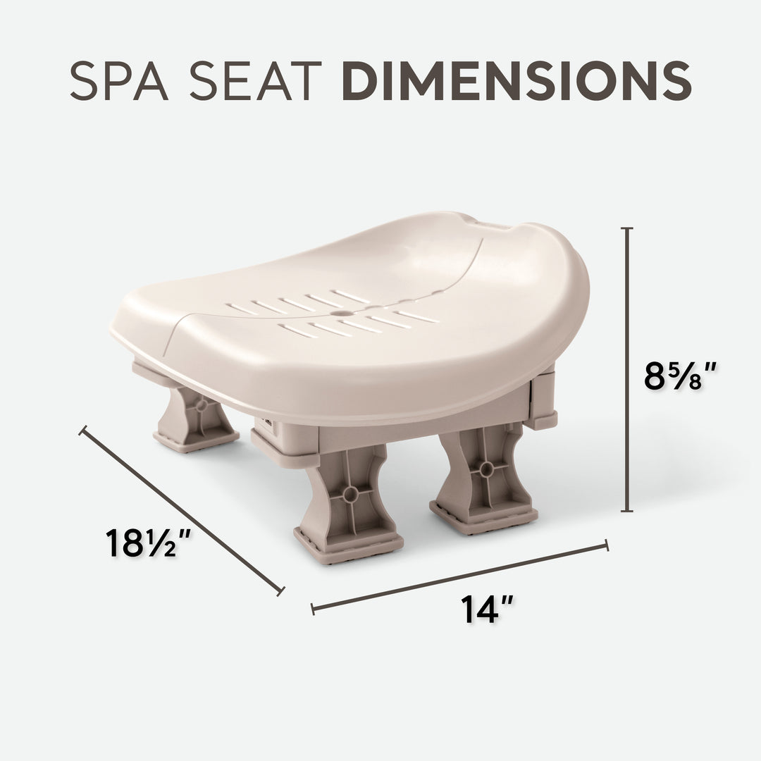 Intex PureSpa Slip Resisting Inflatable Removable Hot Tub Seat Spa Accessory