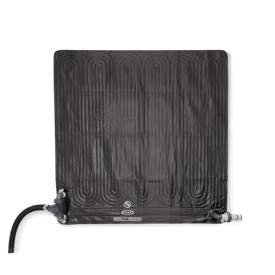 Intex Above Ground Swimming Pool Water Heater Solar Mat 28685E, Black (2 Pack)