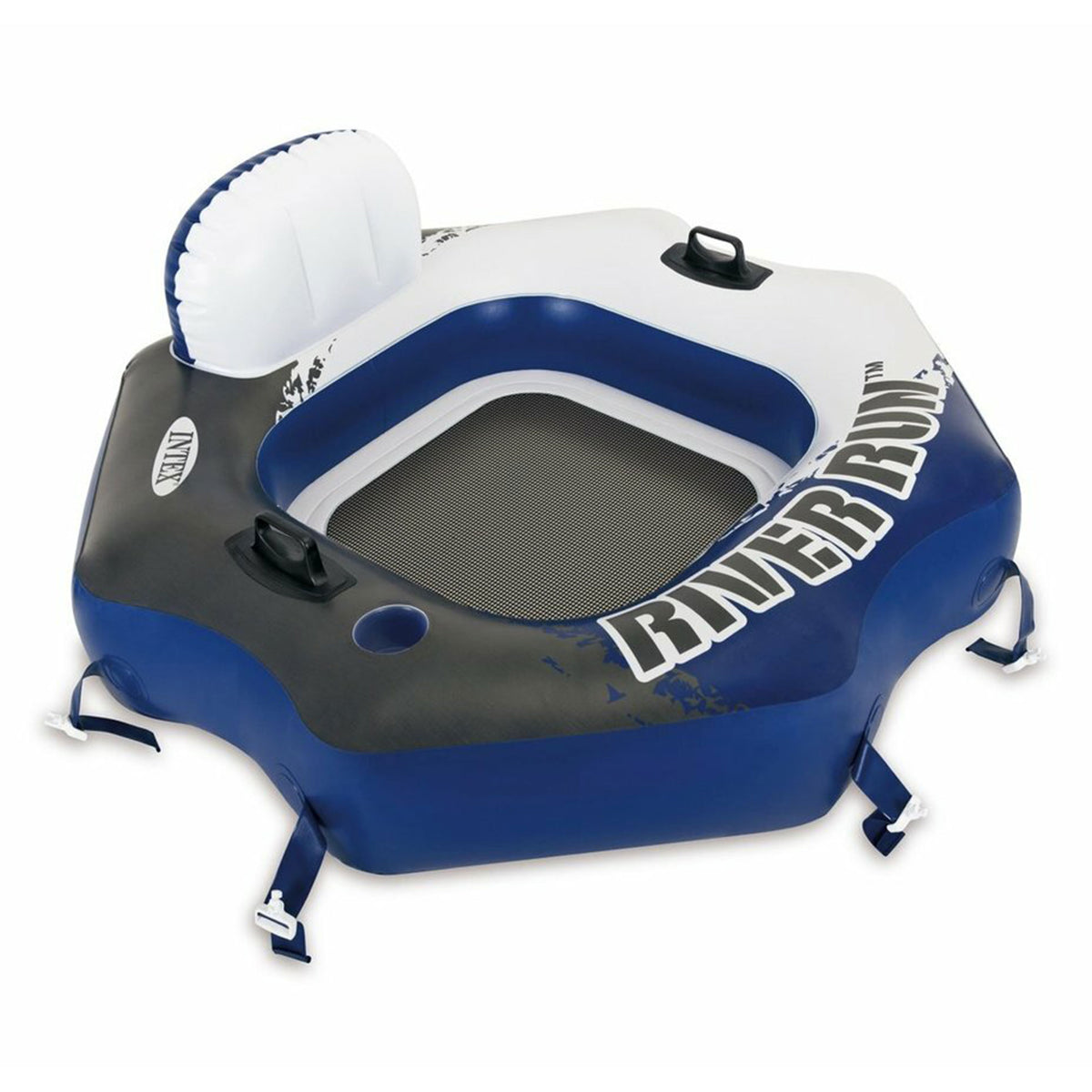 Intex River Run Connect Lounge Floating Water Tube 58854EP (Open Box) (4 Pack)