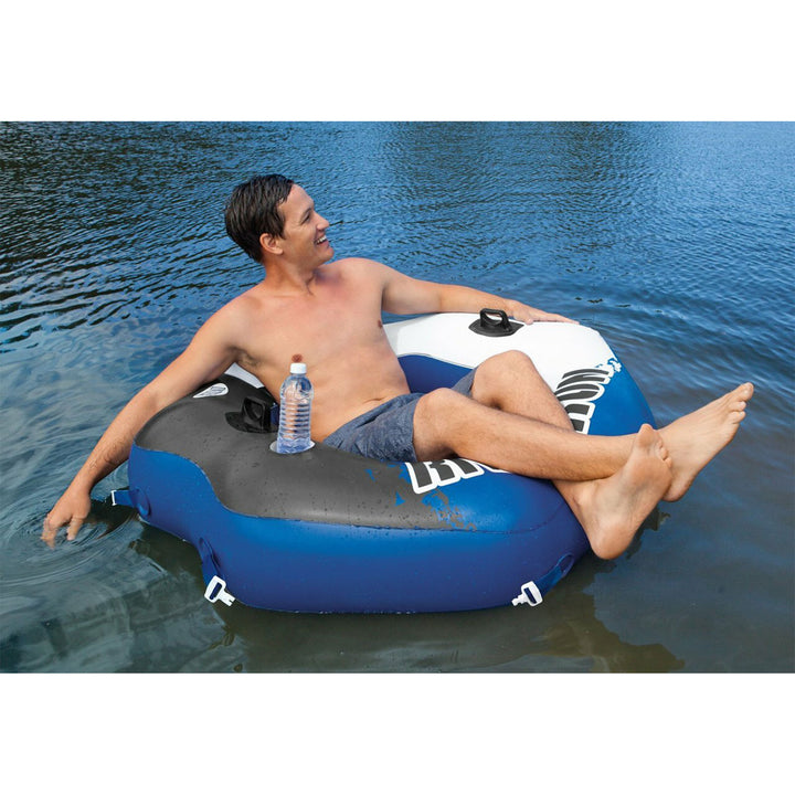 Intex 58854EP River Run Connect Lounge Inflatable Floating Water Tube (2 Pack)