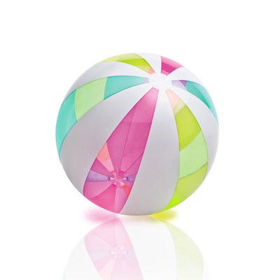 Intex Giant Classic Inflatable Glossy Panel Colorful Beach Ball - Open Box