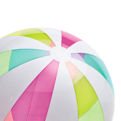 Intex Giant Classic Inflatable Glossy Panel Colorful Beach Ball - Open Box