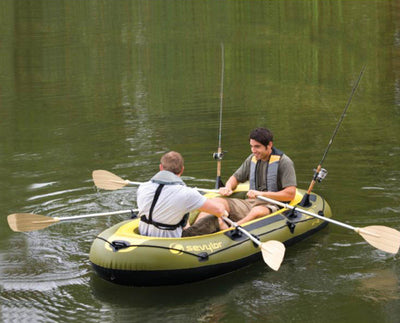 SEVYLOR 3409 Fish Hunter 4 Person Inflatable Boat - Open Box