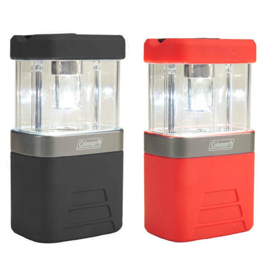 (2) COLEMAN Outdoor Camping 4AA Pack-Away LED Mini Lanterns w/ 4 Light Modes