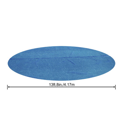 Bestway 14' Swimming Pool Solar Heat Cover 4' Telescopic Leaf Maintenance Net