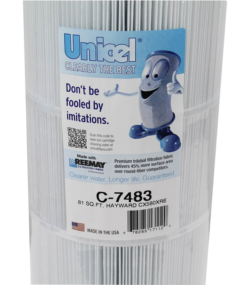 Unicel C-7483 Spa Replacement Cartridge Filter 81 Sq Ft Hayward Swim Clear C3025 - VMInnovations
