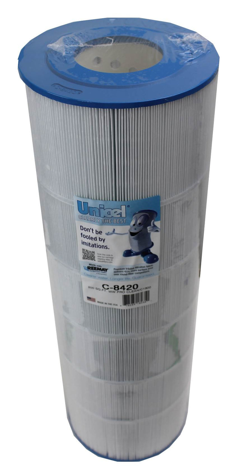 Unicel C-8420 Replacement 200 Sq Ft Swimming Pool Filter Cartridge, 236 Pleats