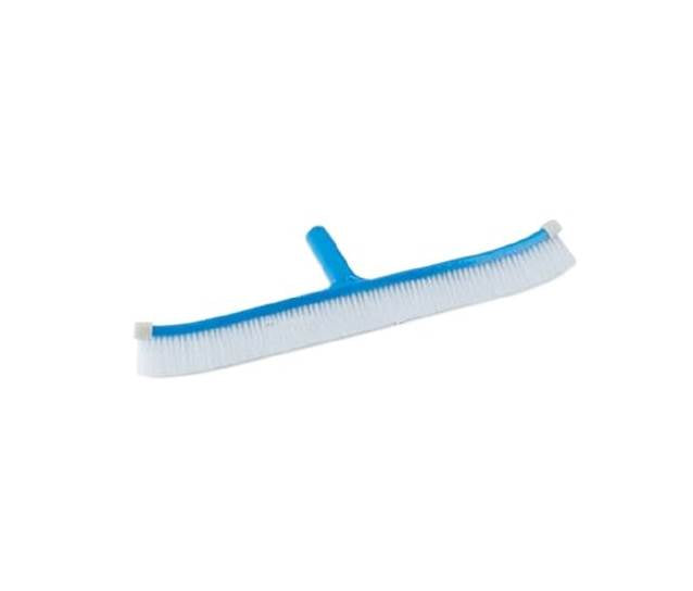 Pentair R111386 912VL 18" Curved Brush Molded Back End Cap White Nylon Bristles