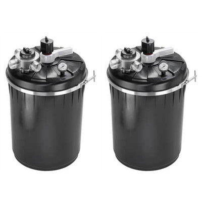 (2) Pondmaster ProLine 4000 GPH BioMatrix Pressurized Pond Filters w/ UV Light