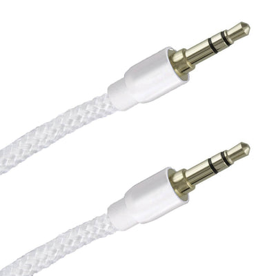 3.5mm Male Auxiliary Sound Stereo 5-Foot Tablet Smartphone Car Cable (10 Pack) - VMInnovations