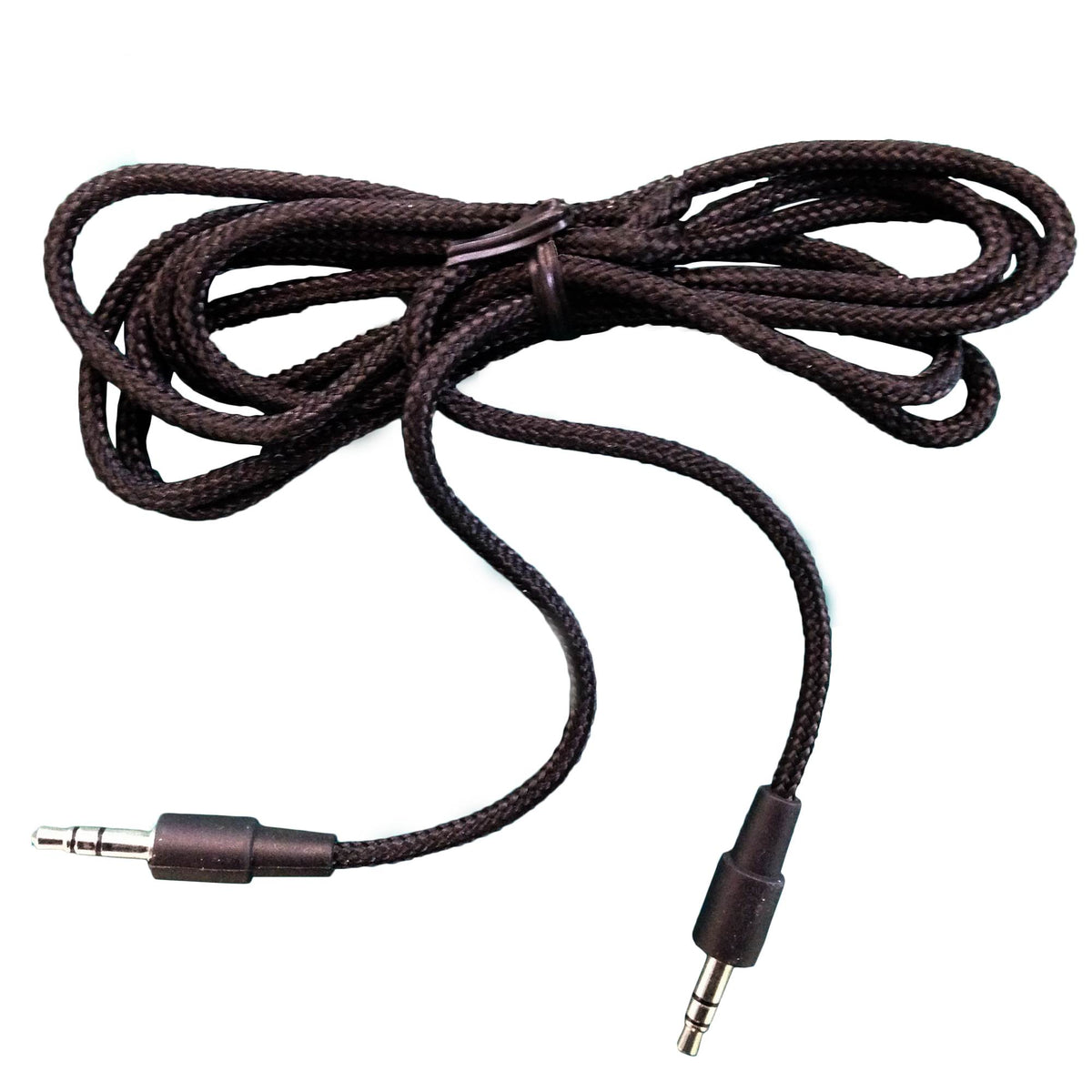 3.5mm Auxiliary Sound Stereo 5-Foot Tablet Smartphone Car Cable (2 Pack), Black