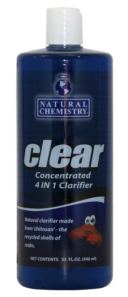 4 Natural Chemistry 03555 Clear Swimming Pool Spa Hot Tub Clarifier - 16 oz Each