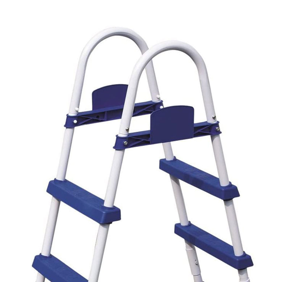 Bestway Steel Pro MAX 15' x 48" Round Above Ground Swimming Pool & Pool Ladder - VMInnovations